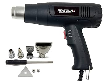 ホットガン ヒートエアガン 2段階風速 無段階調温可能 50~650度 ヤマダモール | ヒートガン elesories HG1012 ホットガン ヒート